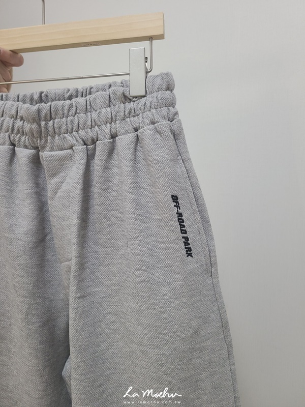 刺繡小字母兩穿棉褲